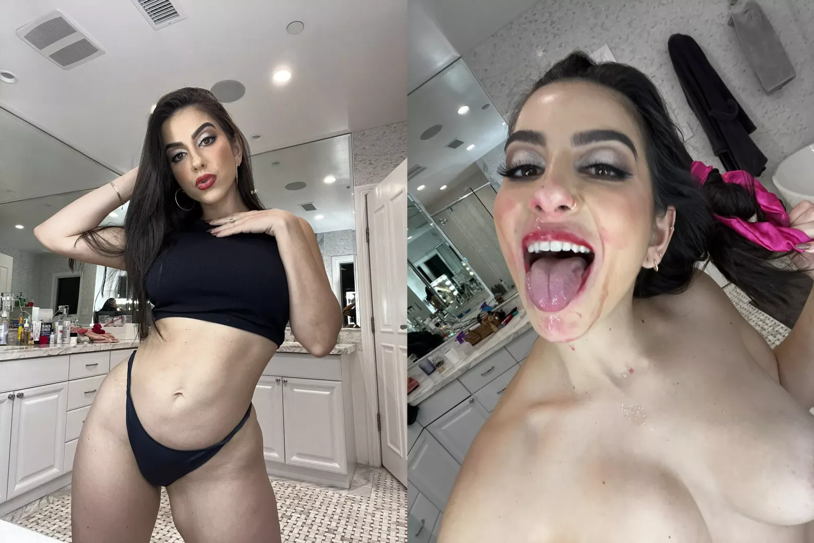 before and after 💋🥰