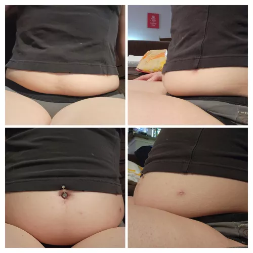 Before and after a tribute from my loyal subject