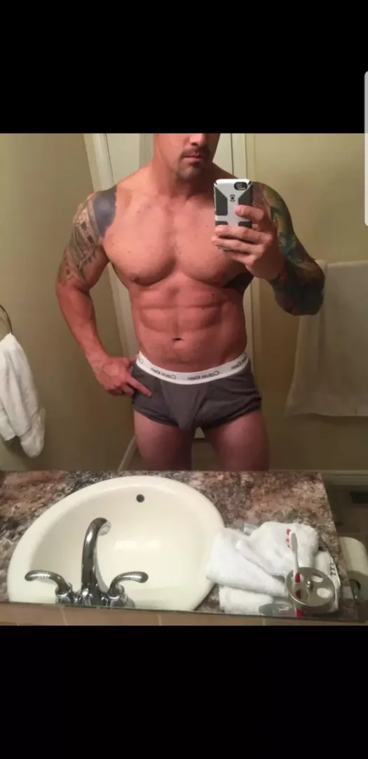 Before my chest piece.