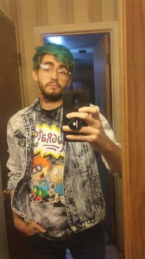 Before my hair faded. 