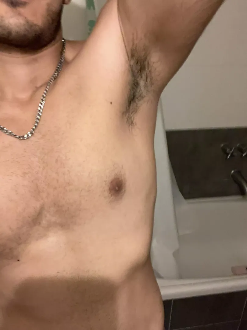 Before shower