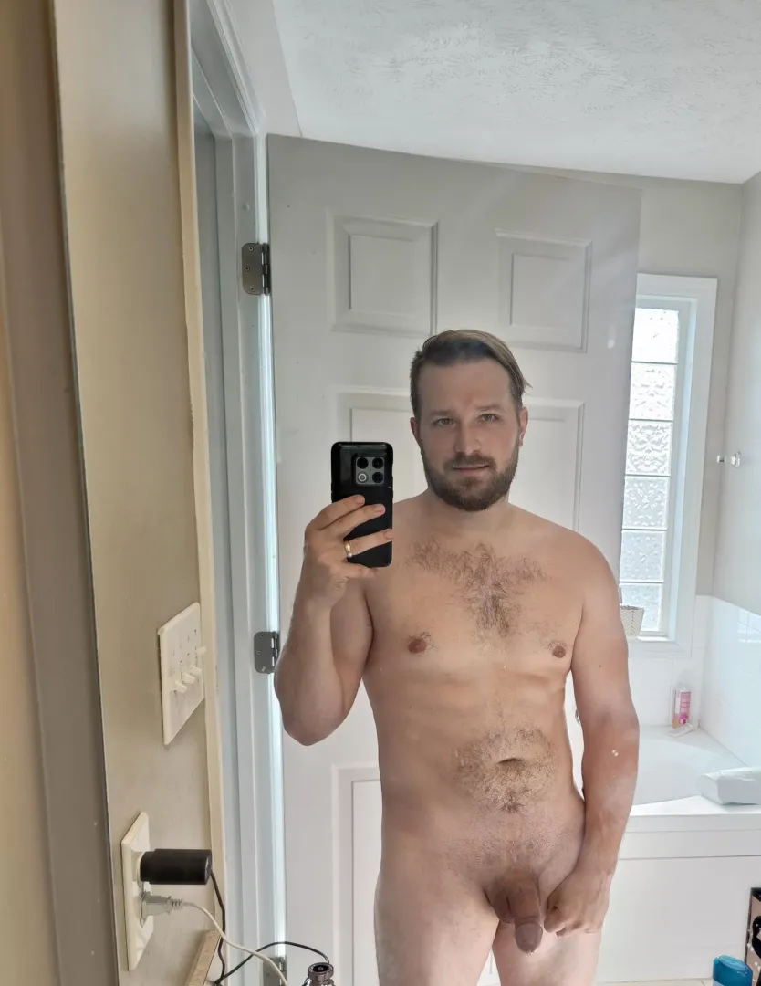 Before the shower this morning