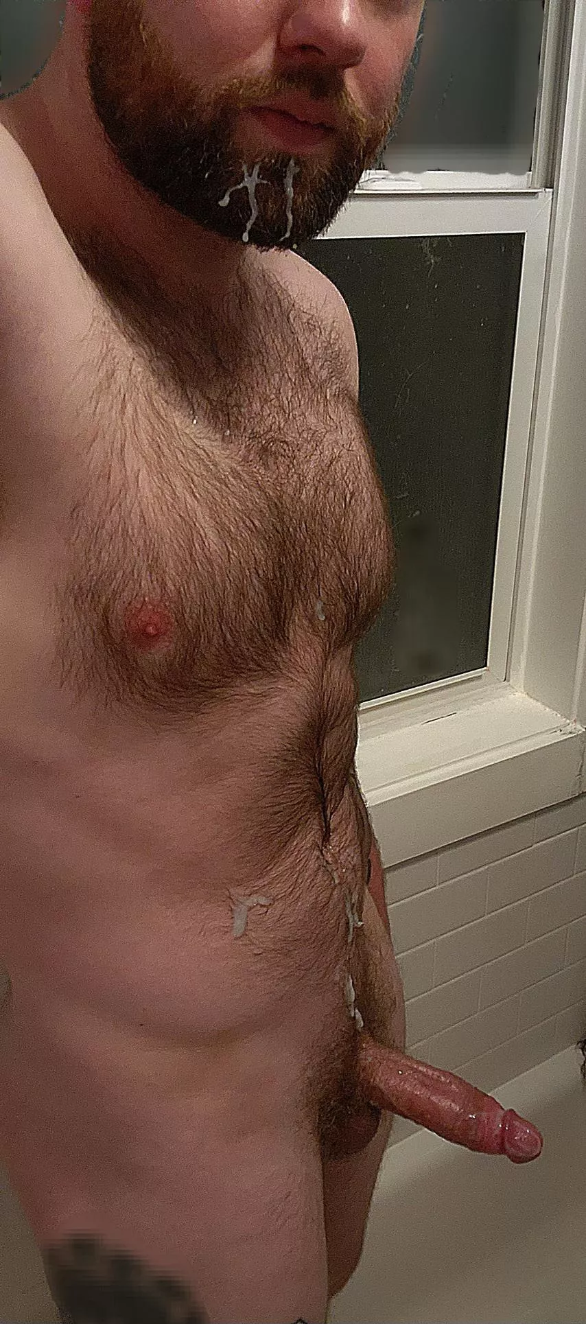 Being able to cum a lot is all fun and games till it almost ended up in my own mouth