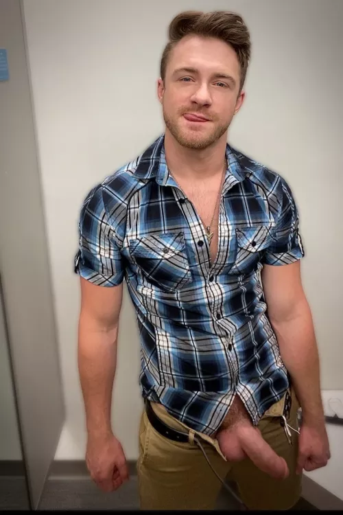 Being naughty in the dressing room