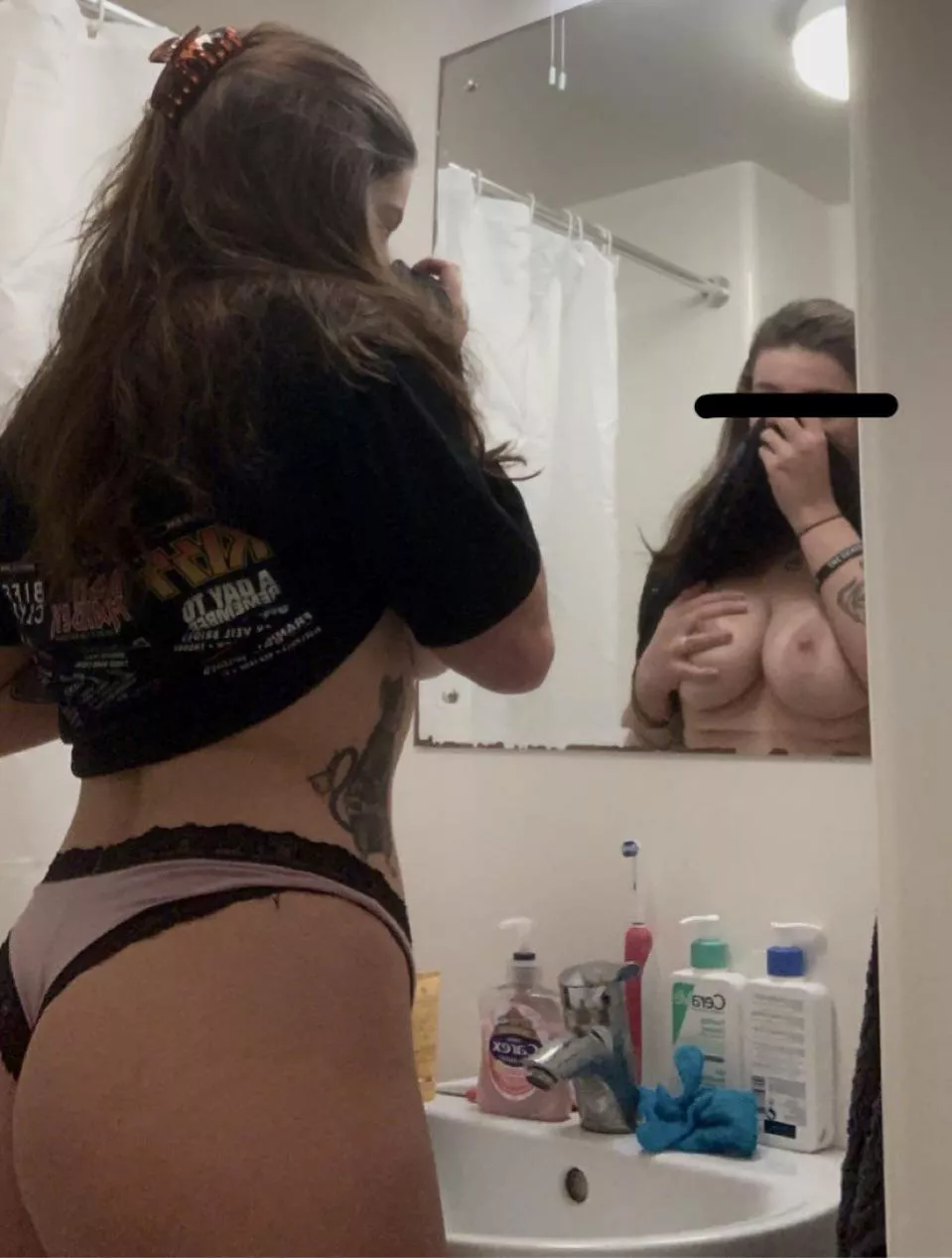 Bend me over the sink?