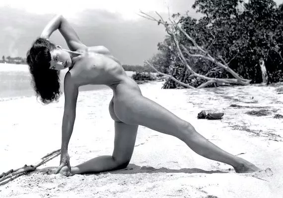 Bettie Page was a flexible doll. Just imagine if she… Nevermind