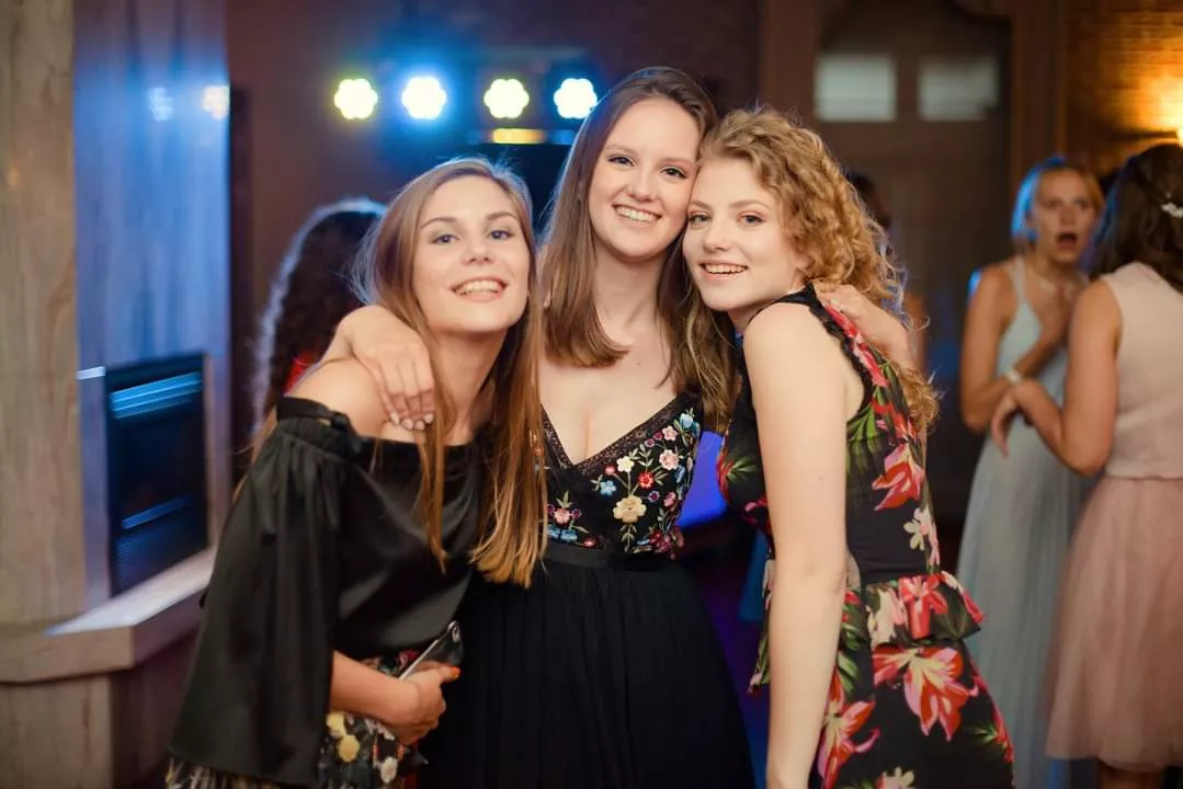 Bff's at a party