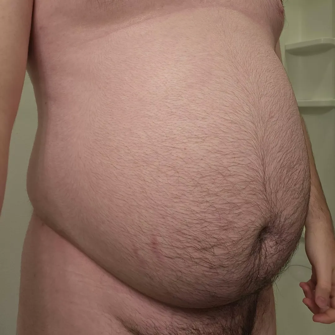 Big tight belly
