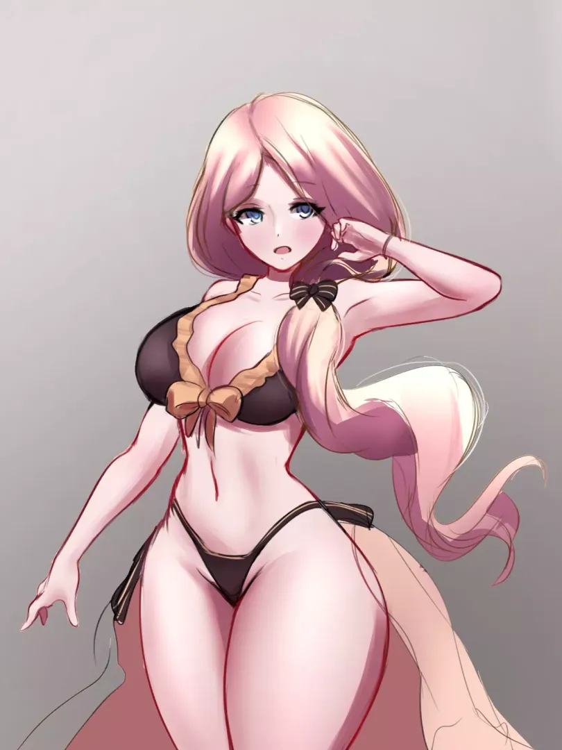 Bikini Mercedes (Jaxdrawz)