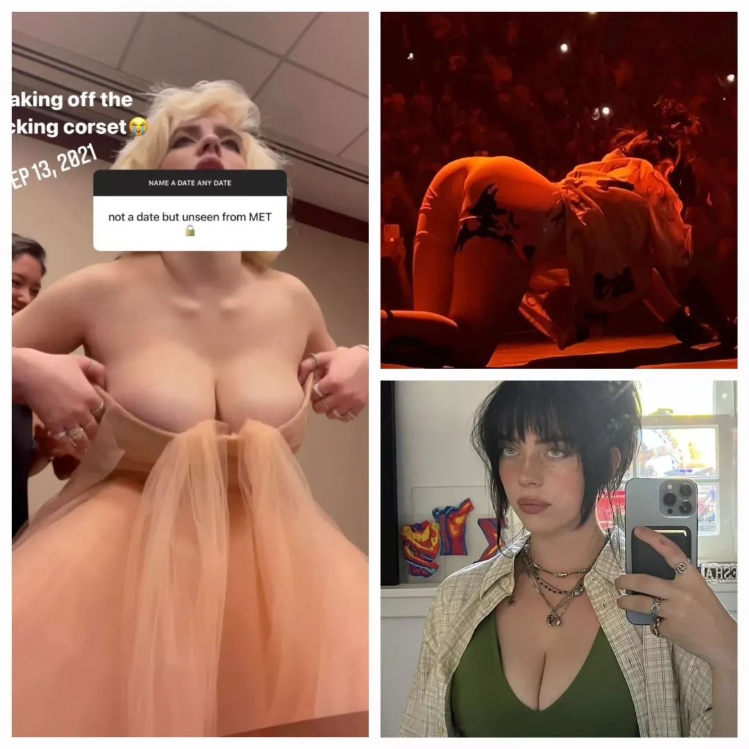 Billie Eilish and her curvy body has me throbbing uncontrollably, I need to be milked for her so bad