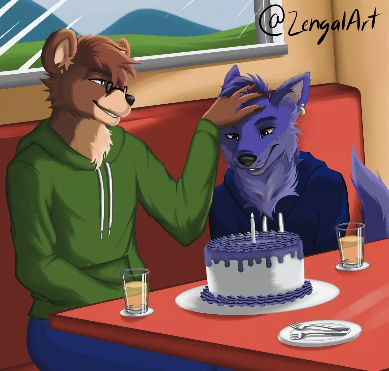 Birthday headpat 🎂 Commission