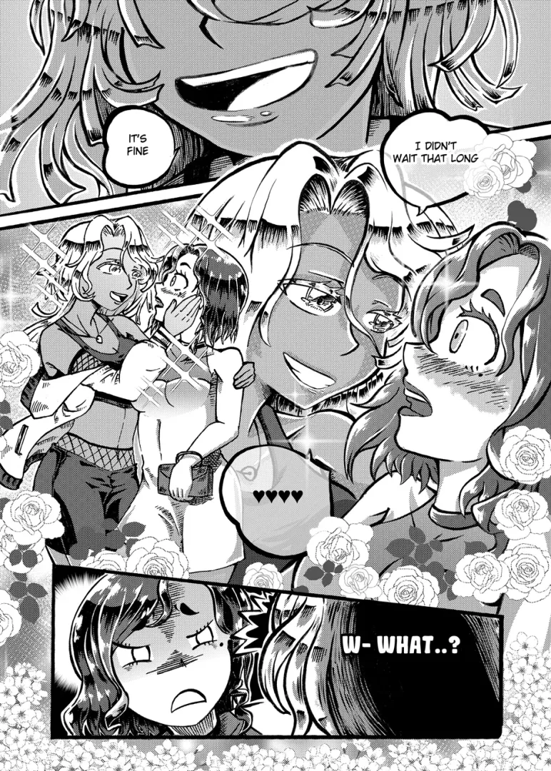 Biweekly posting yuri couples. This week it's the lesbian couple from my manga, more info in the comments [Original] [OC]