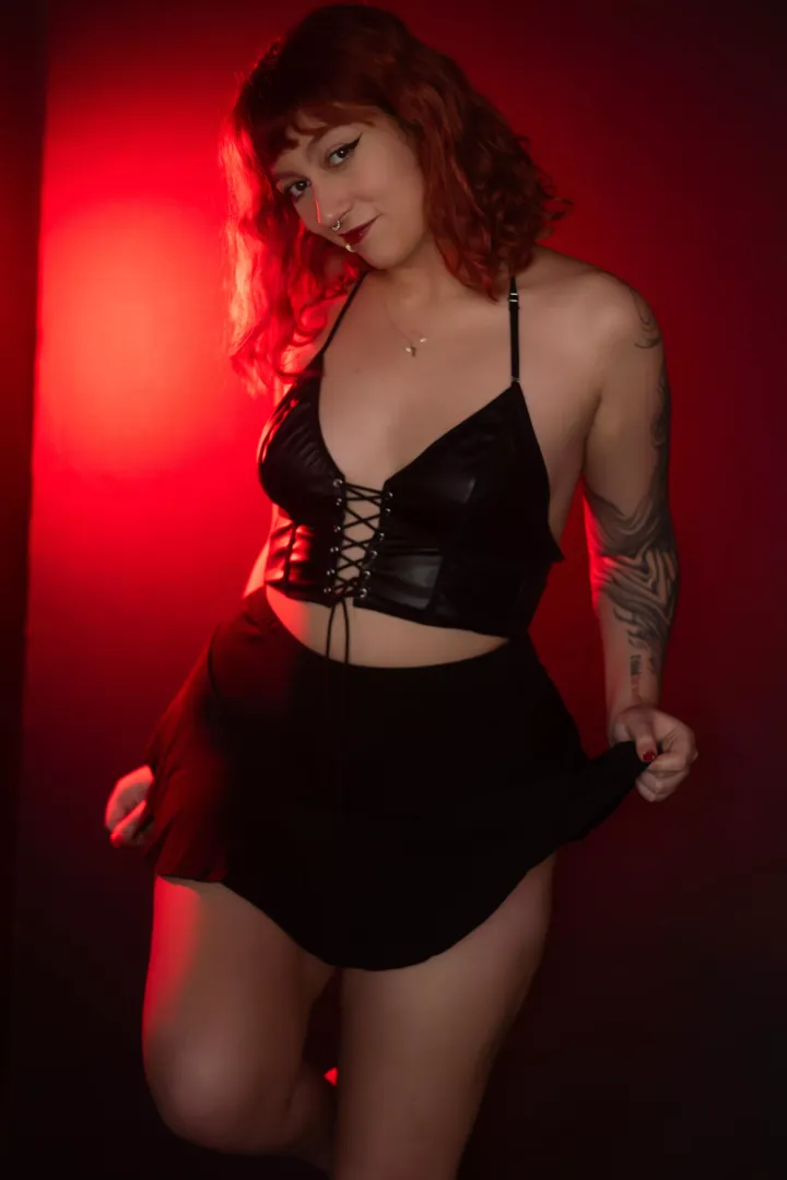 Black and red