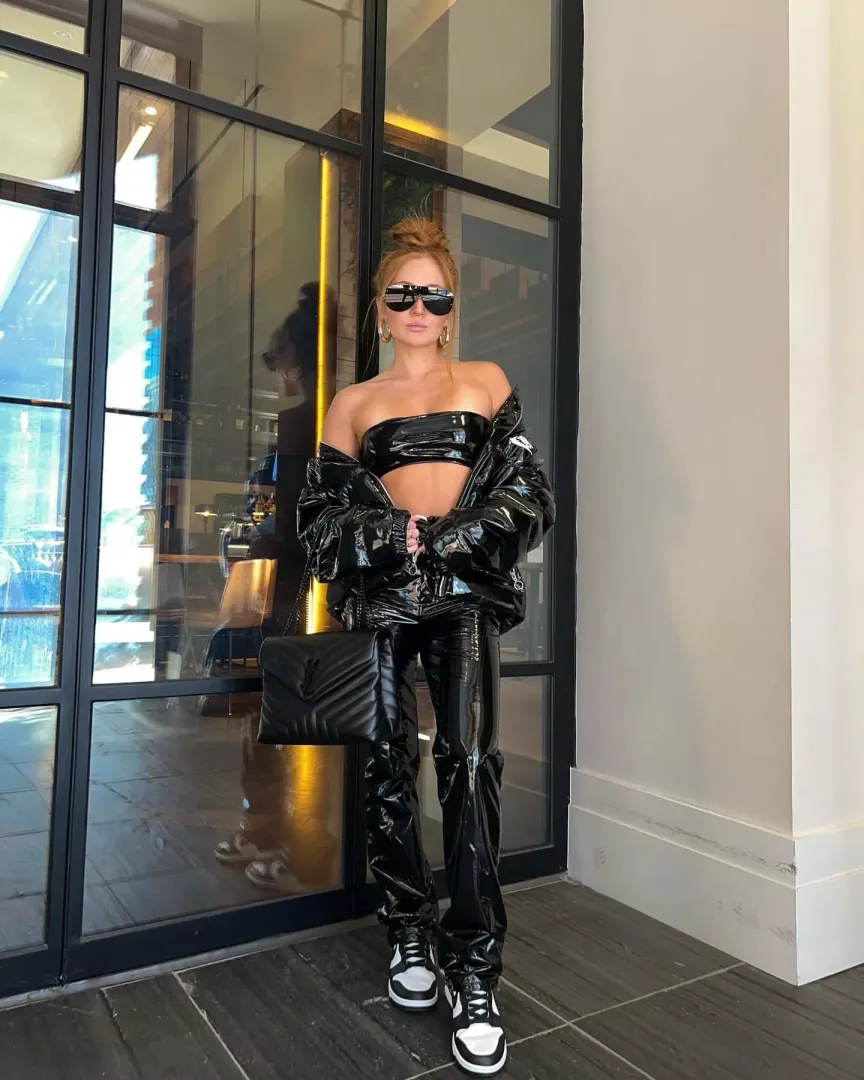 Black and shiny