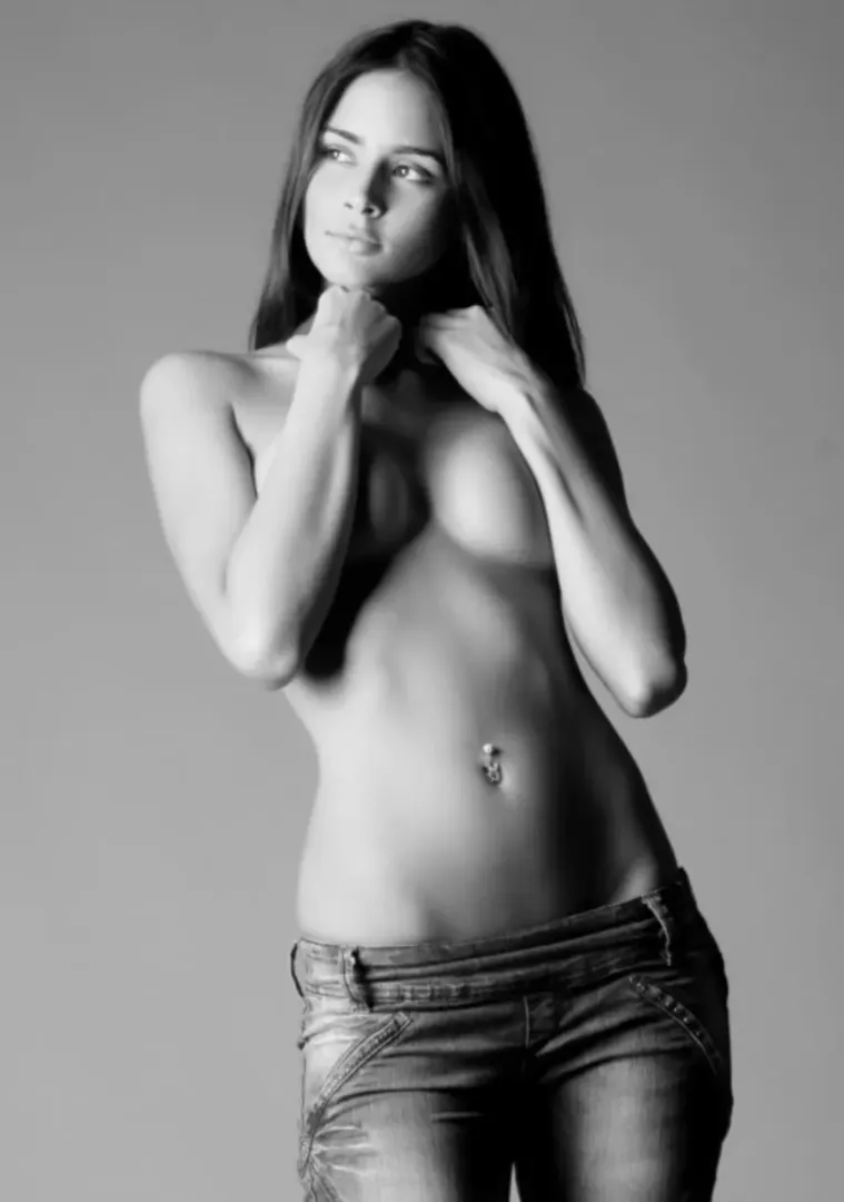 Black and white