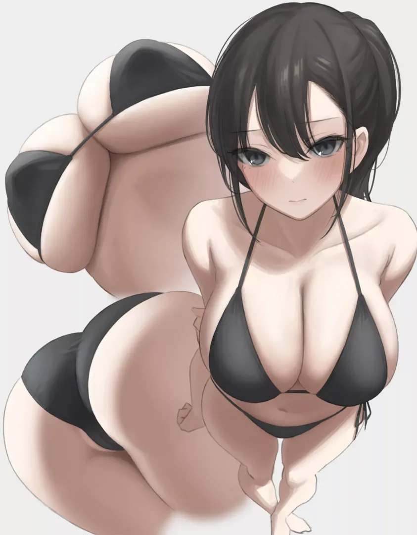 Black bikini [Artist's Original]