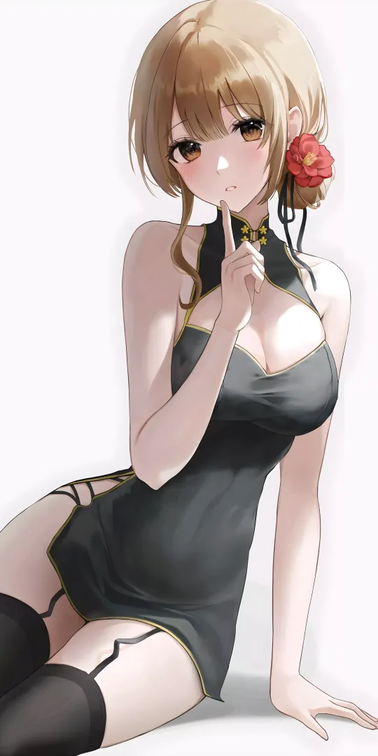 black Chinese Dress