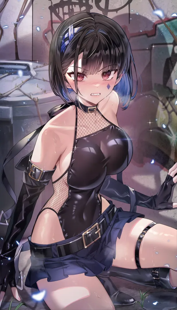 Black Mesh & Latex