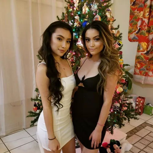 Black & White Dresses on Christmas