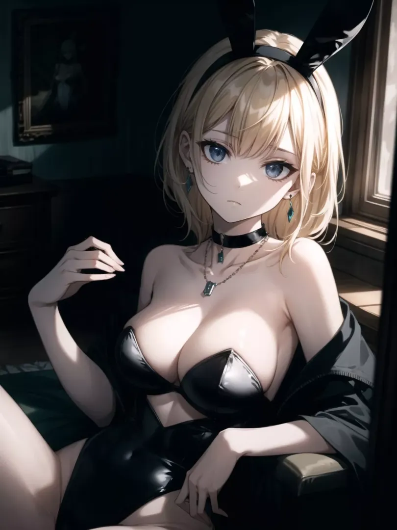 Blonde Bunny Girl