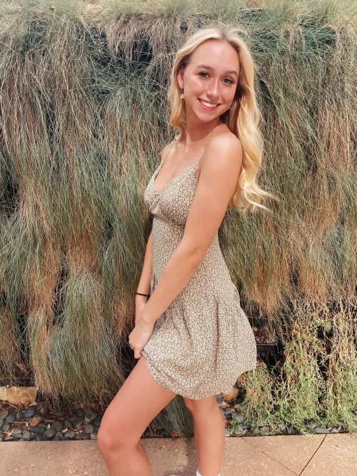 Blonde dress