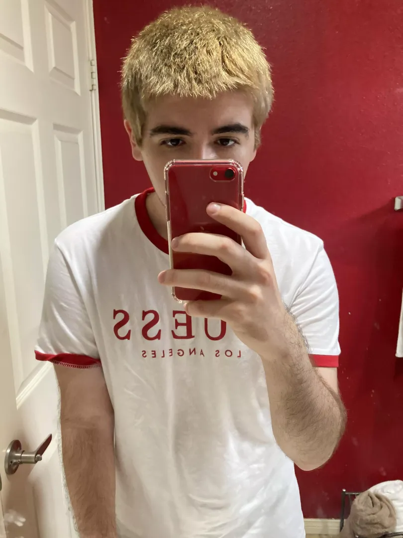 Blonde moment!