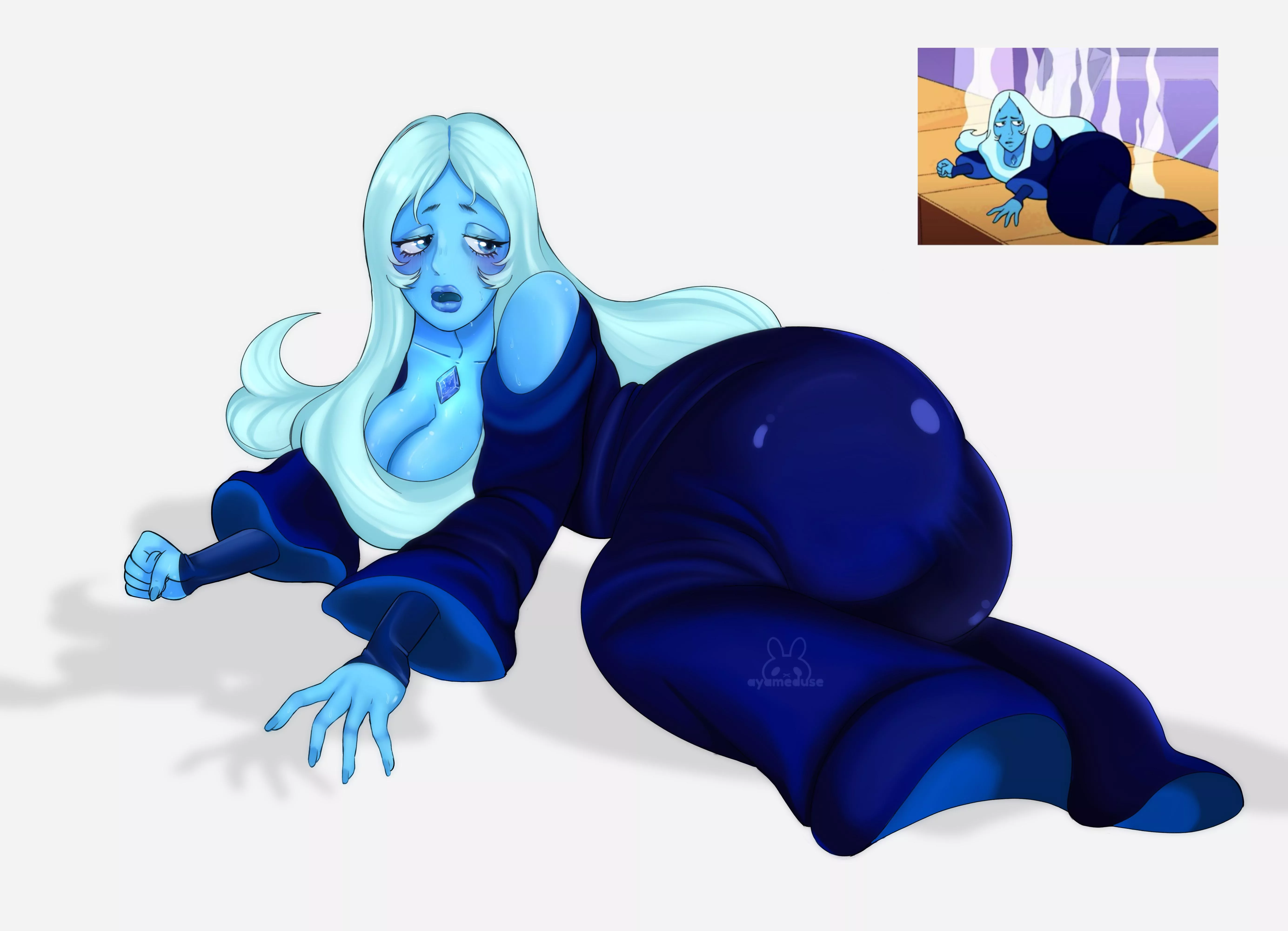 Blue diamond redraw ! (my art)