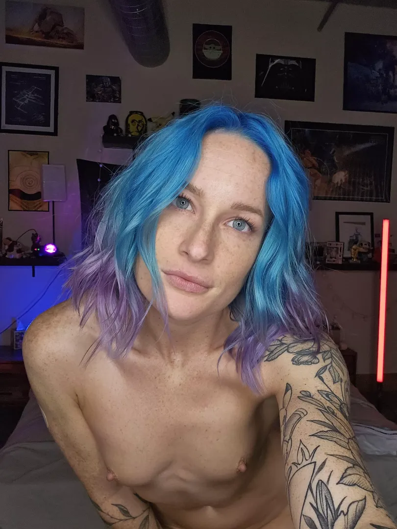 Blue Hair + Small Tits?? [F]29