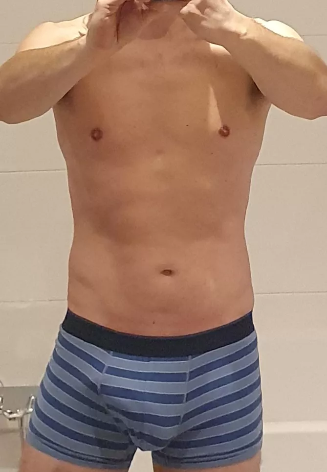Blue stripes