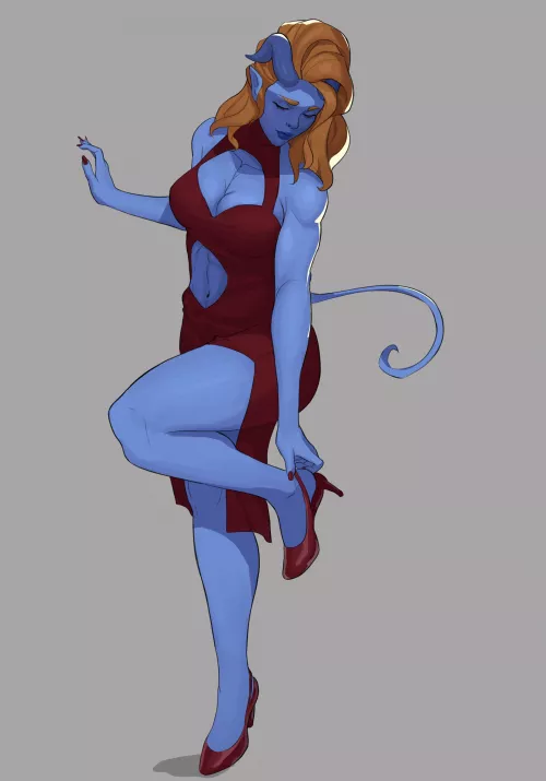 Blue succubus