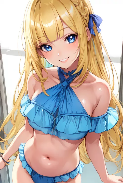 Blue Swimsuit 