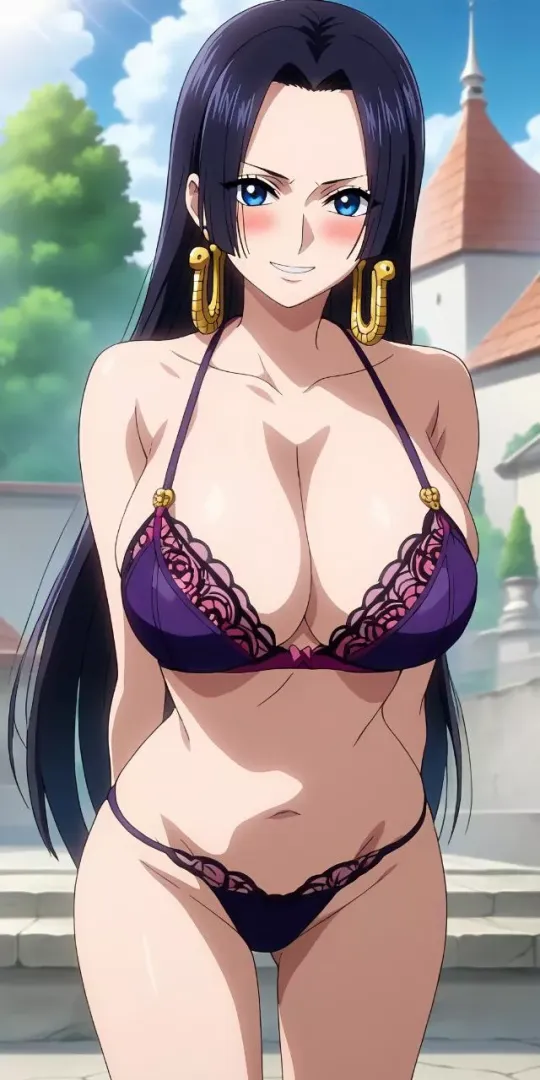 Boa hancock in lingerie!!!
