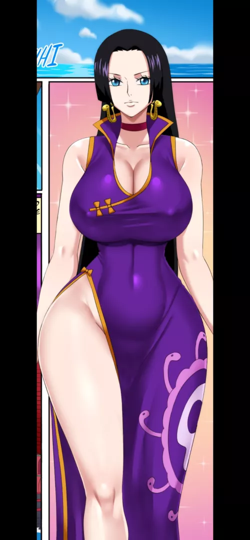 Boa Hancock look from new doujin by pink pawg