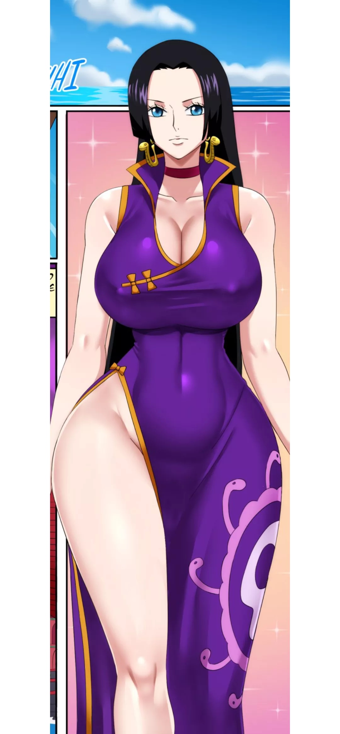 Boa Hancock look from new doujin by pink pawg