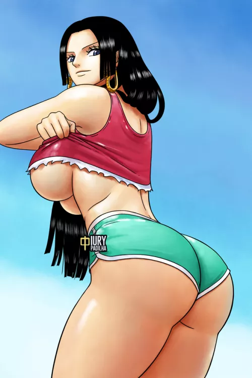 Boa undressing