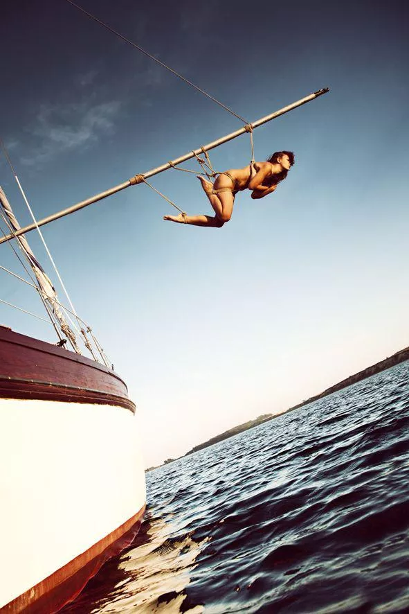 Boating bondage fun