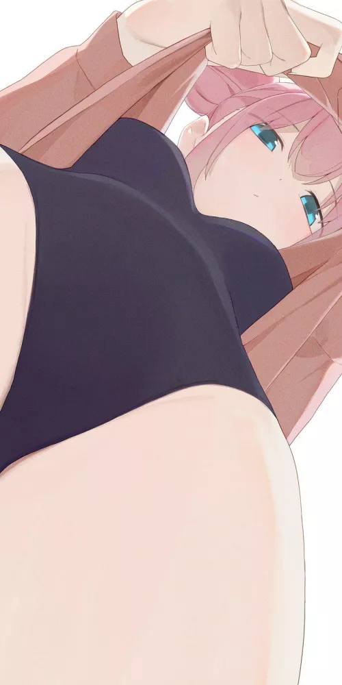 Bocchi In Her Swimsuit (Bocchi The Rock)