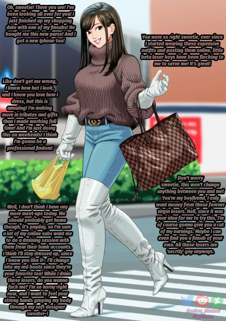 Boot Beauty Girlfriend [Nice version] [Findom] [Girlfriend] [Wholesome] [Boots] [Sweater] [Leather Gloves] Artist: enkaboots (Reuploaded post Imgur purge)