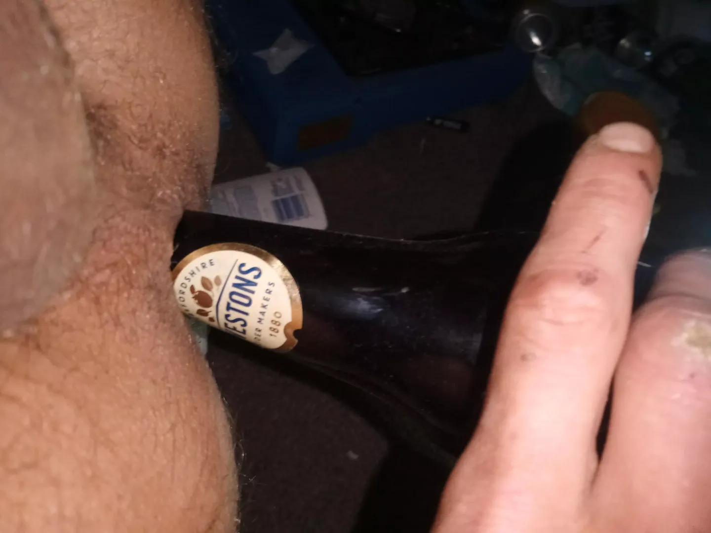 bottle up my bum