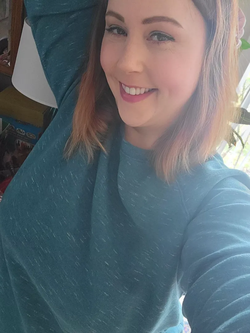 Braless in sweats