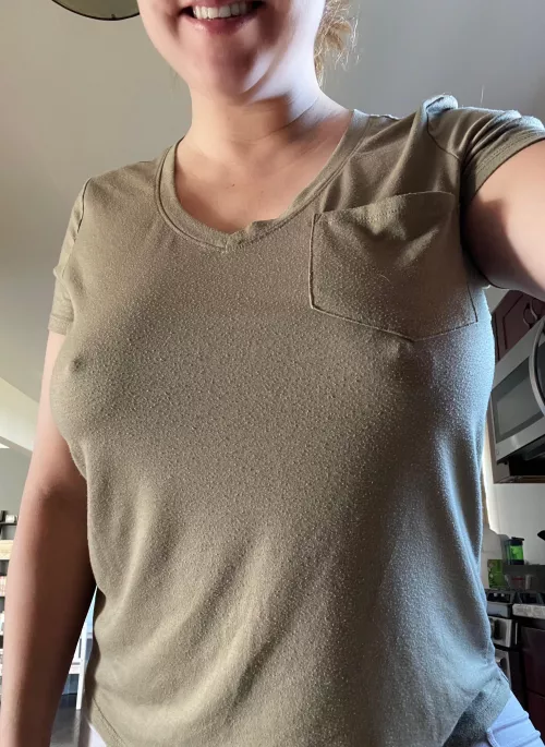 Braless mama