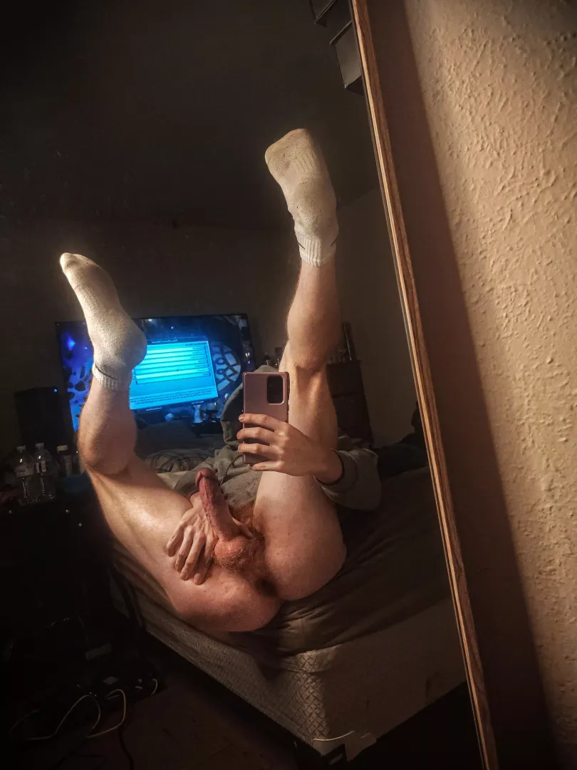 Breed my ginger hole and milk this cock while you do it 