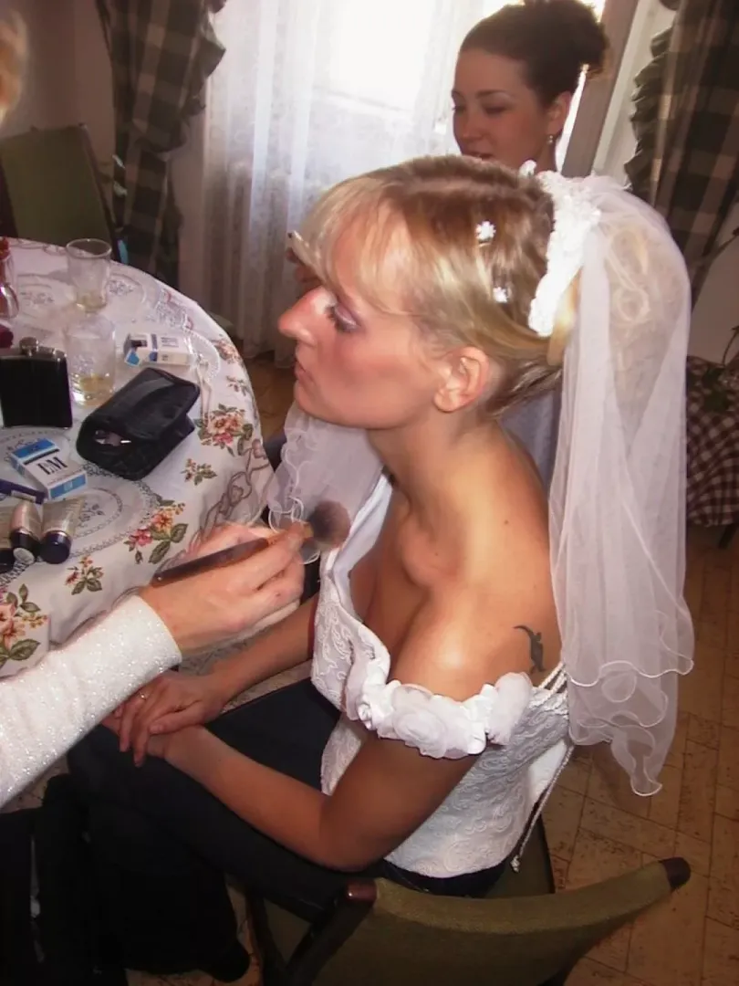 Bridal boobage