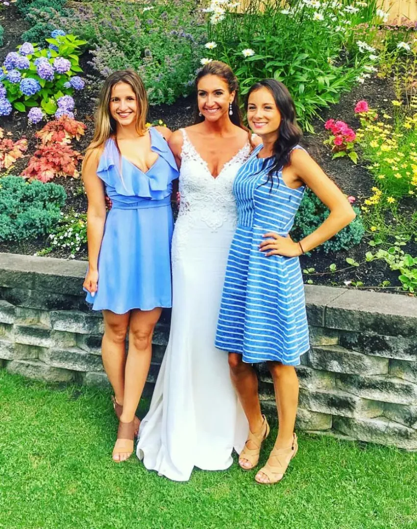 Bride and friends