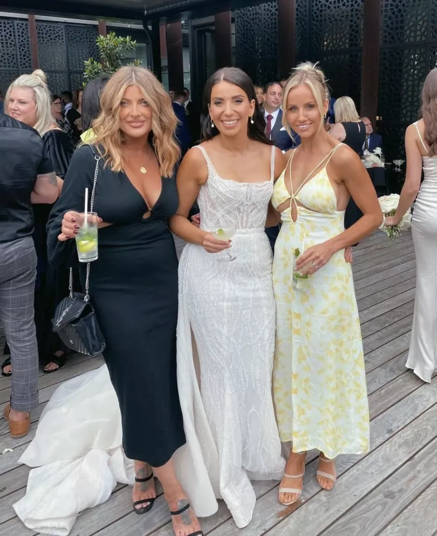 Bride and friends