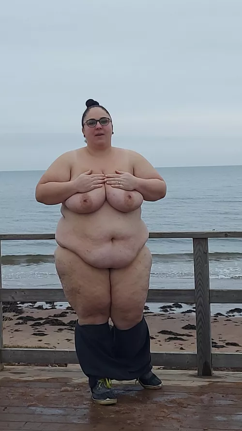 Brisk at the beach 