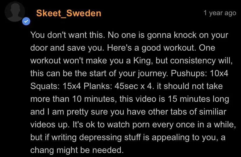 Bro, just gave me a workout and a life lesson