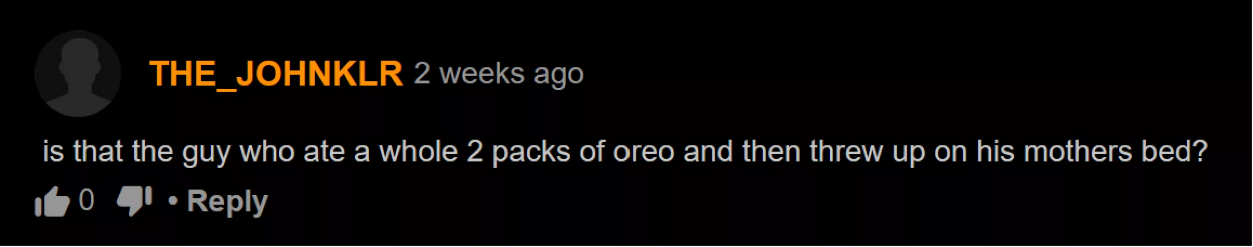bro was very hungry