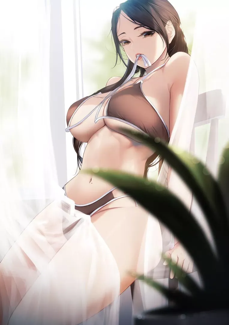 Brown bikini