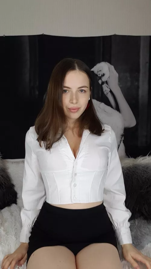 Brunette Secretary